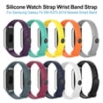 thumbnail image 4 of Fashion Sports Accessories Watch band Breathable Watchband Buckles Strap Replacement Soft Silicone WristBand SLATE, 4 of 8