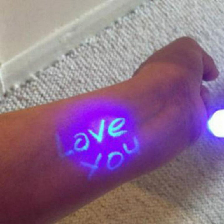 Newmemo Invisible Ink Pens with Light for Kids 10PCS Spy Pen Magic Kid Pens  Glow in The Dark Ink Pen Disappearing Ink Pen for Writing Secret Message