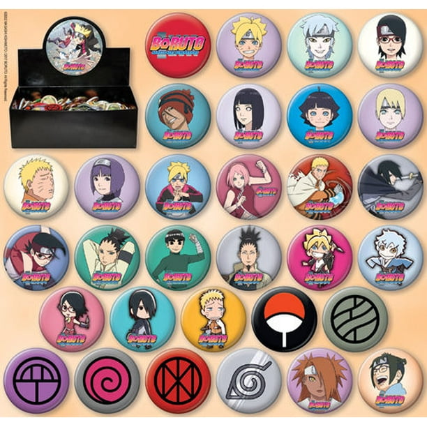 Boruto Naruto Next Generations Licensed 1 25 Inch Button Set 31 Buttons Walmart Com Walmart Com