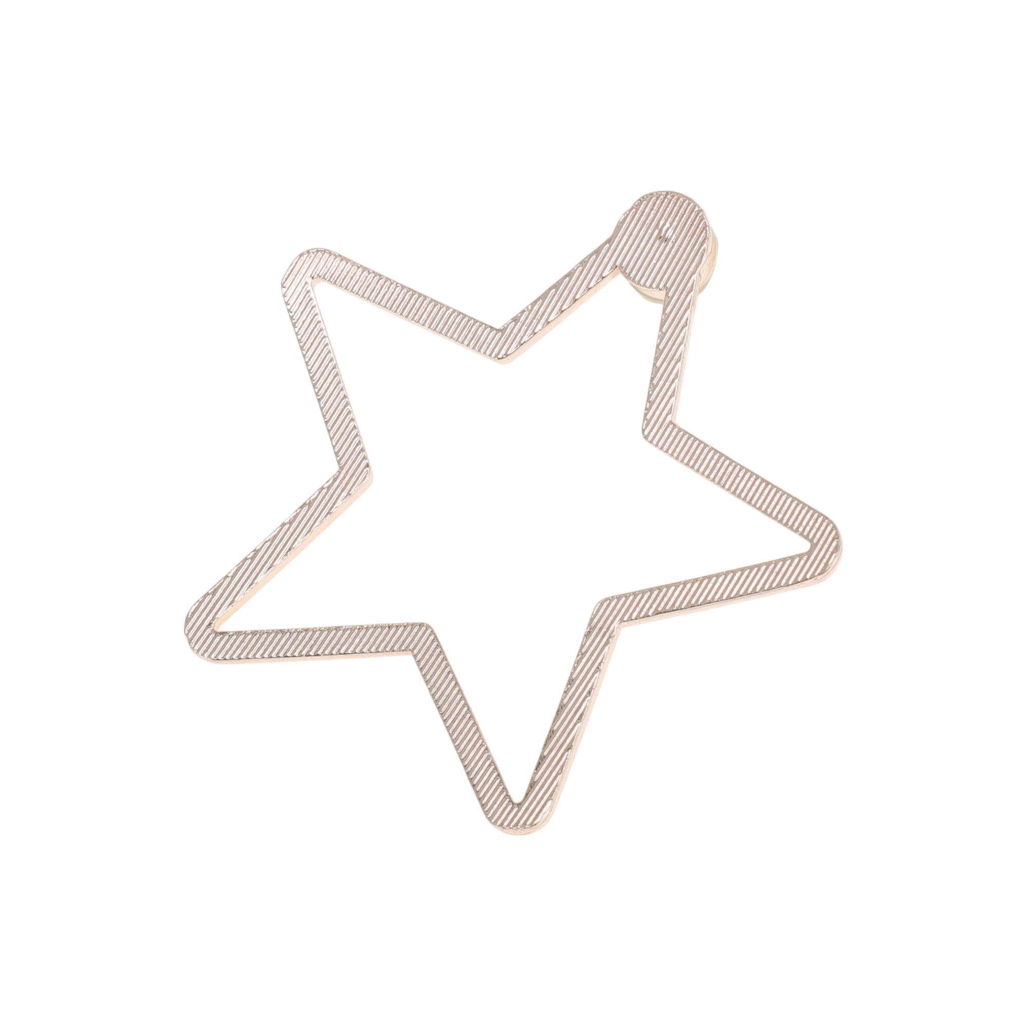 Unique Bargains Comfortable No Slip Pentacle Hair Chopstick for Women 1 Pc Rose Gold Tone