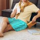 thumbnail image 5 of Fotbe Turquoise Wooden2 Pantalones Cortos de Pijama para Hombre, Ropa de Dormir, Pantalones de Pijama Cortos para Hombre-Small, 5 of 6