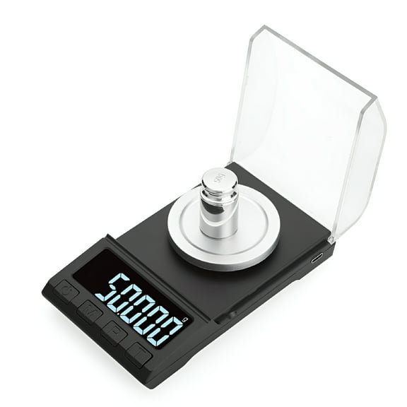 GJX Milligram Scale 50 x 0.001g, High Precision Digital Jewelry Scale for Powder, Reloading Scales, Digital Scale