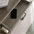 thumbnail image 3 of Leick Home Traditional Wood Tray Edge Console Hall Stand in Smoke Gray, 3 of 7