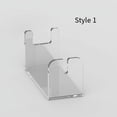 thumbnail image 4 of 2 Pack Knife Display Stand Acrylic Knife Stand, Desktop Knife Display, Single Knife Holder Pocket Knife Display Stand,2 x Knife Display Stand,transparent, 4 of 6