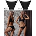 thumbnail image 2 of Ropa interior FINETOO String de algodón de corte alto para mujer, paquete de 6 unidades S-XL, 2 of 6