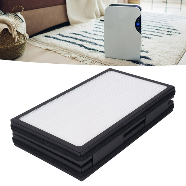 Air Filter Element, High Efficiency Particulate Air Filter Element PM2.5 Removal Foldable for Home Office