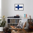 thumbnail image 4 of Art.com Finland Flag Design with Wood Patterning - Flags of the World Series Art Print by Philippe Hugonnard, Black Frame Wall Art, 29" x 21", 4 of 5