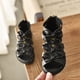 thumbnail image 2 of Sandalias para niñas, zapatos romanos de cuero suave, sandalias para niños de estilo coreano, zapatos de princesa, sandalias de bebé de moda de verano, 2 of 5