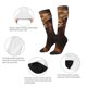 thumbnail image 3 of Fotbe Cool Fire Lion Calcetas Divertidas Estampadas para Hombre y Mujer, Calcetas de Algodón hasta la Rodilla para Caminar, Correr, Enfermería y Embarazo, 3 of 6
