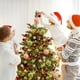 thumbnail image 5 of 72 Bolas de Terciopelo Flocado para Adornos de Árbol de Navidad | Adornos Colgantes Navideños de Plástico | Cuerda con Hebilla de Metal Fácil de Colgar | Decoración Festiva Duradera y Resistente a La, 5 of 6