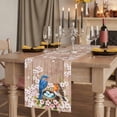 thumbnail image 2 of Table Runners 72 Inches Long Dress Scarves, Birds Floral Farmhouse Kitchen Table Runner, Coffee Tablerunners, Farmhouse Pink Flower Leaf Wood Grain Brown 16x72 Inch, 2 of 9
