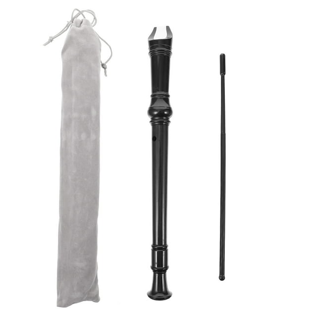 Miangastore 1 Ensemble Instrument de Musique Noir ABS Enregistreur de Soprano pour Éducation Musicale