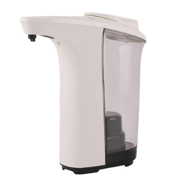 Dispensador automático de jabón para platos, dispensador automático de jabón para platos, sin contacto, reutilizable, para escritorio, montaje en pared, recarga de 17 /500 ml para