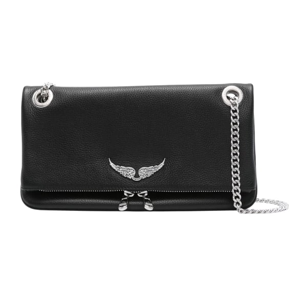 Bolsa crossbody Zadig&Voltaire Rock ll de piel granulada