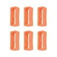 thumbnail image 1 of MKHSQHDG Today's Deals 6Pcs Watch Strap Loop Fastener Rings Rubber Watch Clasp 18Mm, 1 of 6