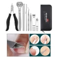 thumbnail image 4 of Cortaúñas pa dedos de los pies de acero inoxidable/profesional/corrección de uñas/recortadora/cortadores/pa uñas gruesas uñas encnadas removedor , 8 pis Sunnimix Cortauñas para dedos de los pies, 4 of 8