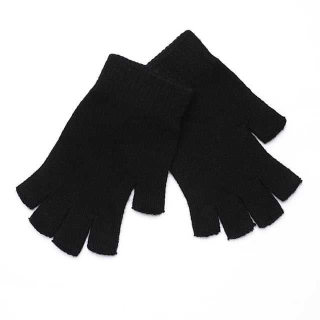 2 pares de guantes de medio dedo guantes térmicos de otoño e invierno para mujer Zhivalor BST3040308-1