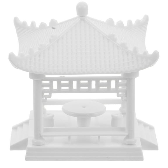 Worgeous Mini Pagoda Statue Miniature Pavilion Pagoda Statue Chinese Japanese Zen Garden Pavilion Sculpture For Desk Home Decor