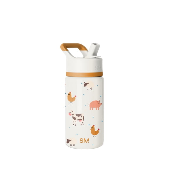 Simple Modern 14oz Summit Water Bottle with Straw Lid | Farm Animals