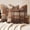 Plaid-autumnal, variant on decorUhome 16x16 Inch Pack of 2 Boho Plaid Textured Pillow Covers for Couch Sofa Bedroom, Farmhouse Neutral Pillowcases for Home Decor, Amber and Grey