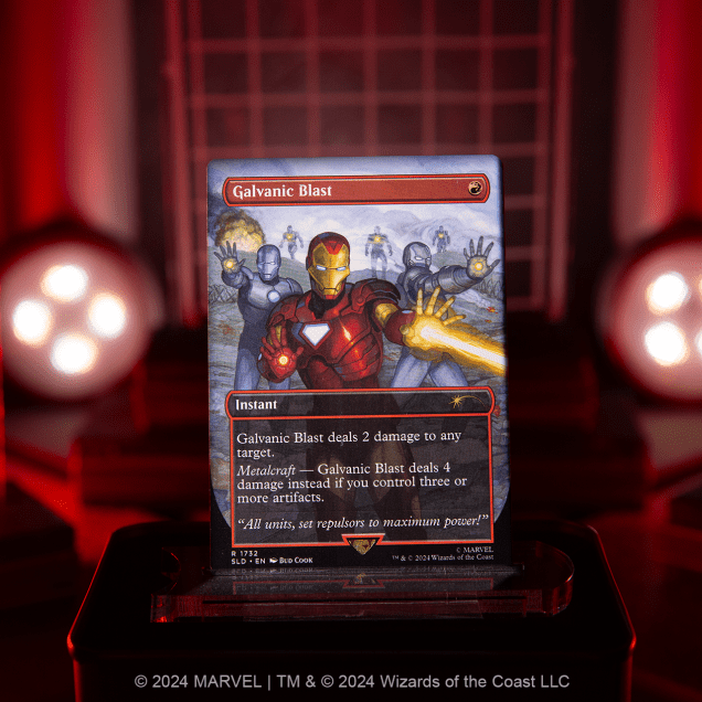 Magic the Gathering Secret Lair x Marvel's Iron Man - Rainbow Foil