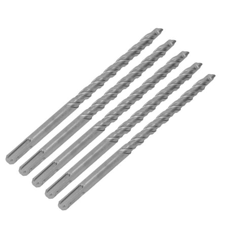 

Hammer Bit Set High Hardness 5PCS Impact Drill Bits Fast Chip Removal For Concrete Brick Stone 5mm / 0.2in 6mm / 0.24in 7mm / 0.28in 8mm / 0.31in 10mm / 0.39in 12mm / 0.47in 14mm