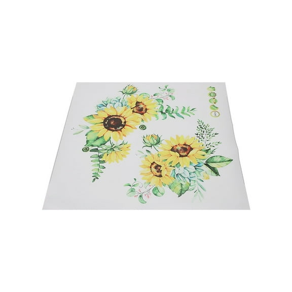 Removable Sunflower Wall Sticker Kitchen Waterproof Decals Home Decor Art Diy Ornament Room Decoration
