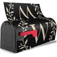 thumbnail image 4 of Classic Monogram Letter W Mailbox Cover Magnetic Standard Size Waterproof Letter Post Box Cover Wrap Oversize Decoration Welcome Home Garden Outdoor 21" Lx 18" W, 4 of 6