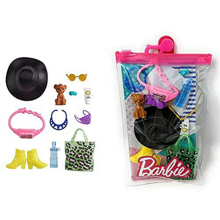 Barbie Accessories Pack With 11 Sunday Funday Storytelling Pieces