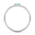 thumbnail image 3 of East-West Stackable Baguette Birthstone Ring - Emerald (May), 3 of 5