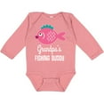 thumbnail image 3 of Inktastic Grandpa Fishing Buddy Girls Fish Girls Long Sleeve Baby Bodysuit, 3 of 5