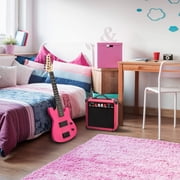 LyxPro 30-inch Pink Electric Guitar for Beginners