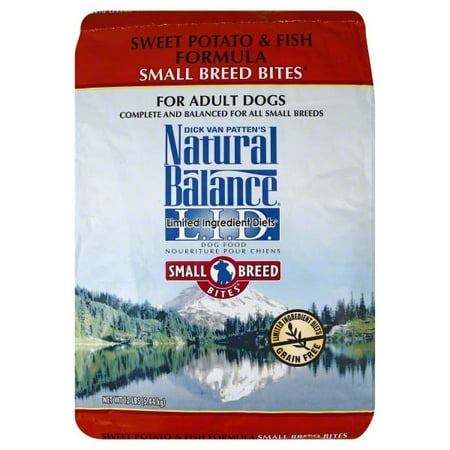 Natures Balance Small Bites Natural Balance Limited Ingredient Grain-Free Sweet Potato & Fish Small Breed Bites Dry Dog Food, 12 Lb ()