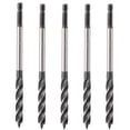 thumbnail image 1 of 5Pcs Woodworking Drill Bit Metal Hole Saw Auger Bit 4‑Fulte 4‑Slot Hex Shank Cutter Tool 10mm, 1 of 5