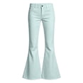 thumbnail image 2 of Vividxx Girls Flare Pants Bell Bottoms With Pockets Kids Soft Solid Color Casual Trousers For Little Girls Everyday Comfort Classic 15-16 Years, 2 of 5
