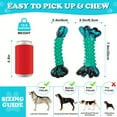 thumbnail image 2 of Dog Toys, Indestructible Dog Chew Toys for Aggressive Chewers, Bacon Flavored Tough Dog Bones Chew Toys for Super Chewer, Nylon Durable Dog Toys for Medium Large Breed, 2 of 11