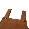 thumbnail image 4 of Wide Leg Overalls for Women Sleeveless Jumpsuits Suspender Overalls with Pockets, 4 of 5