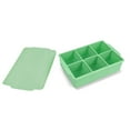 thumbnail image 2 of 6 Grid Ice Cube Trays Large Square Ice Tray Silicone Ice Cubes with Removable Lid for Cocktails Whiskey Drinks, 2 of 2