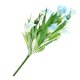 thumbnail image 4 of Toystoory Ramo de flores artificiales para boda, fiesta, flor falsa, decoración Floral para el hogar y la Oficina Plantas Artificiales azul, 4 of 6