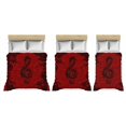 thumbnail image 4 of Couette Ou Duvet Dragon Noir et Rouge, Housse de Lit Goth, Déco de Chambre Goth,, 4 of 7