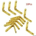 thumbnail image 2 of 10Pcs/Bag 90 Degree Hinges Zinc Alloy Spring Hinge For Wooden Box Jewellery Case, 2 of 6