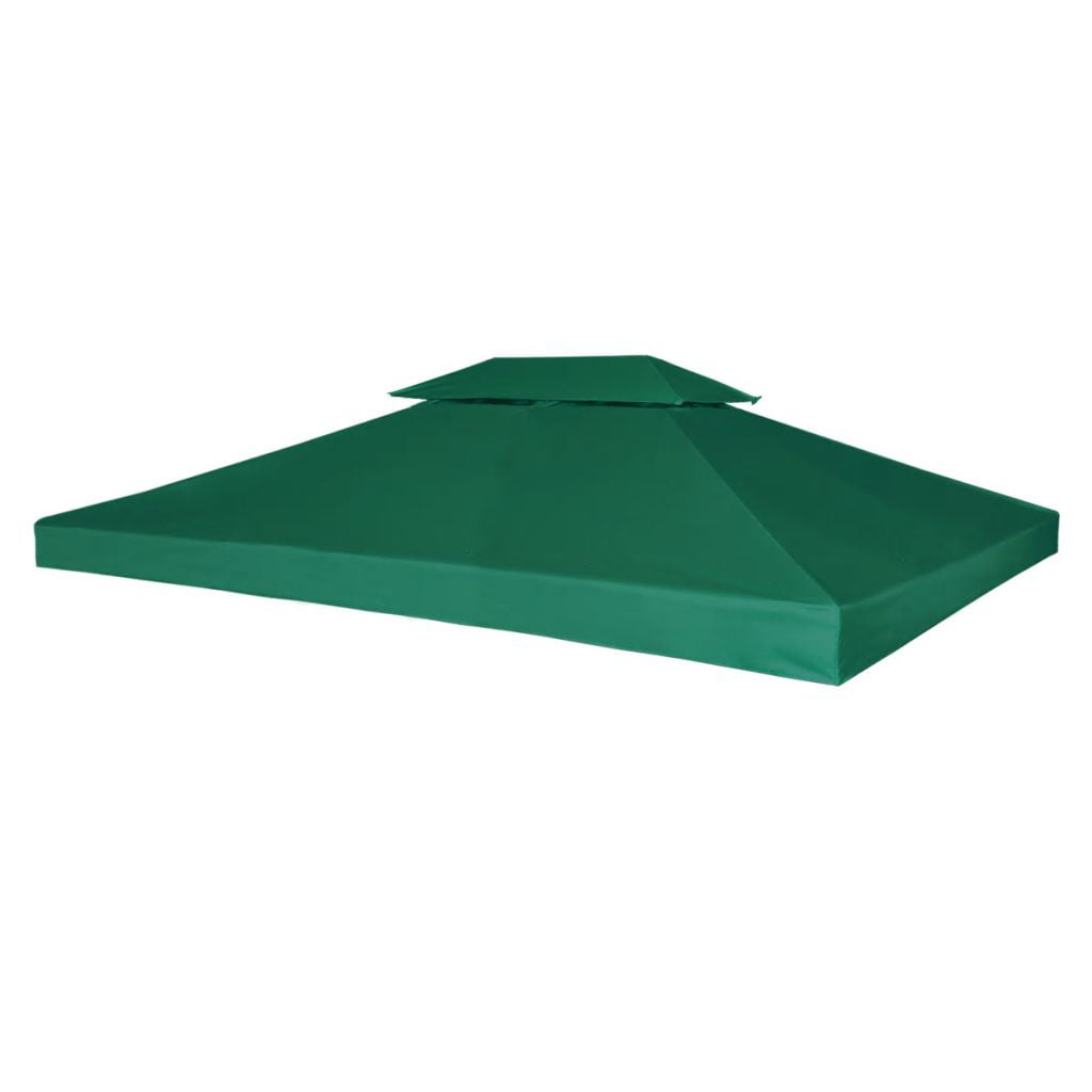 vidaXL Gazebo Cover Canopy Replacement 9.14 oz/yd² Green 10'x13' UV30 Patio Gard 