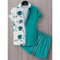 thumbnail image 4 of Conjunto De Camisa De Manga Corta Estampada Para Hombre, 4 of 8