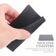 thumbnail image 5 of unbranded 4Ud Posavasos Silicona Negros Resistentes Y Duraderos Para Uso Doméstico, 5 of 8