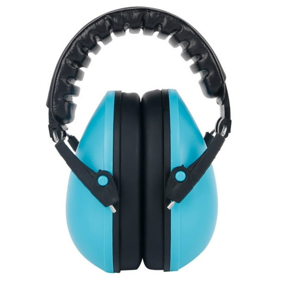 Professional Noise Reduction Earmuffs, Adjustable Soundproof Hearing Protection for Small Head Sizes and Sensitive Ears, Blue B#066 Blue