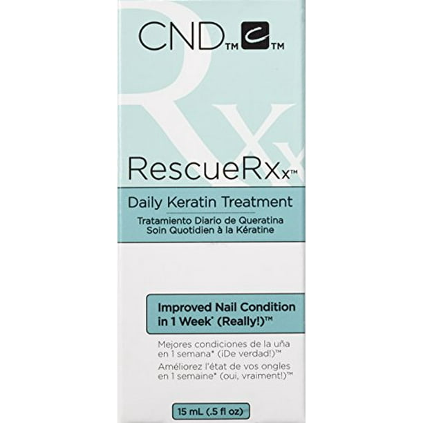 Cnd Cnd Rescuerxx Daily Keratin Nail Treatment 0 5 Oz Walmart Com Walmart Com