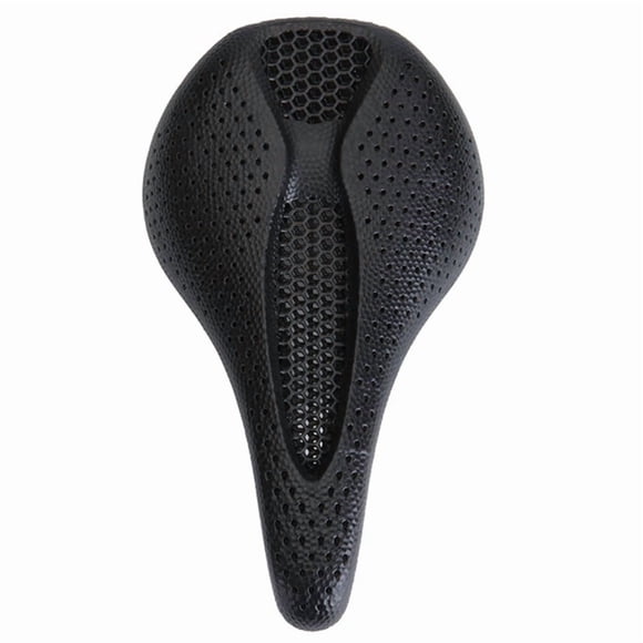 Asientos de Bicicleta de Fibra de Carbono con Impresión 3D, Cojín Ultraligero para Bicicleta de Montaña y Carretera, 143 mm