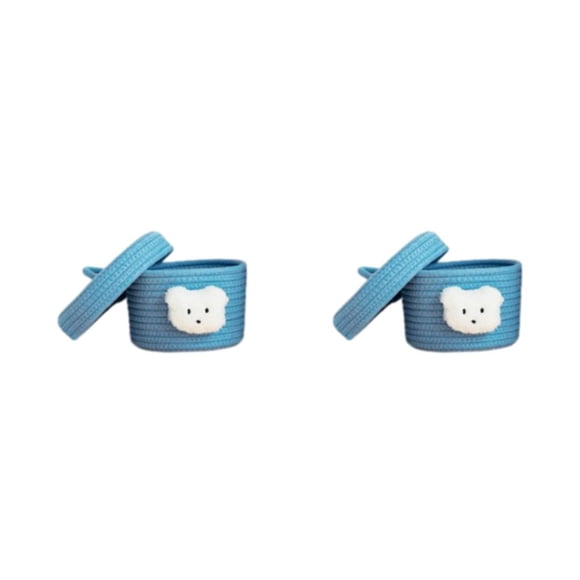 Toystoory Cesta de almacenamiento: organice el espacio con un elegante organizador tejido lavable Type3 NO3
