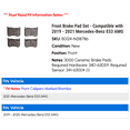 thumbnail image 2 of Front Brake Pad Set - Compatible with 2019 - 2021 Mercedes-Benz E53 AMG 2020, 2 of 2