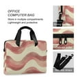 thumbnail image 4 of FORMRS 16" Laptop Bag Carrying Sleeve Case with Handle Travel Shoulder Briefcase, Soft Pink Pattern, 4 of 8